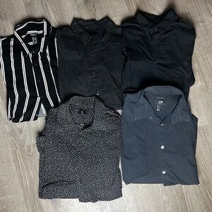 H&M Men's dress shirts lot sz large